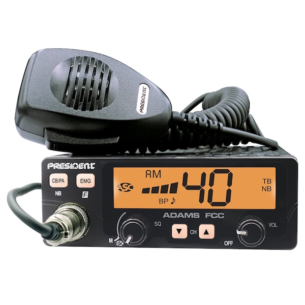 President Electronics Adams Fcc Cb Radio 7 Colors ADAMS - main